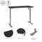 Bestar Bestar Upstand 30” x 60” Standing Desk in deep grey 175869-000032 - alternate 9